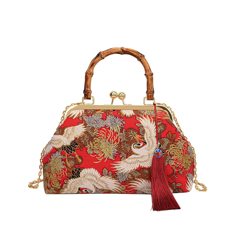 Luxury Embroidered Evening Clutch