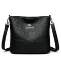 Luxury Check Print Bucket Bag
