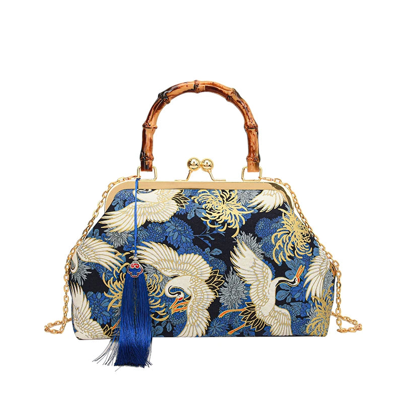 Luxury Embroidered Evening Clutch