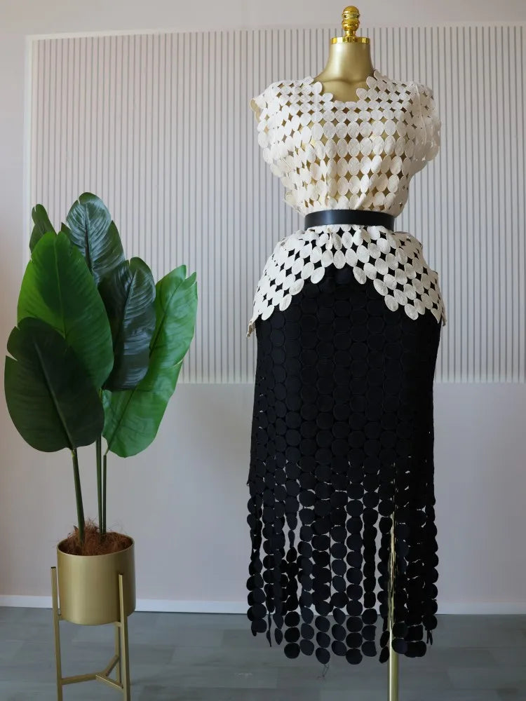 Crop Top Skirt Set