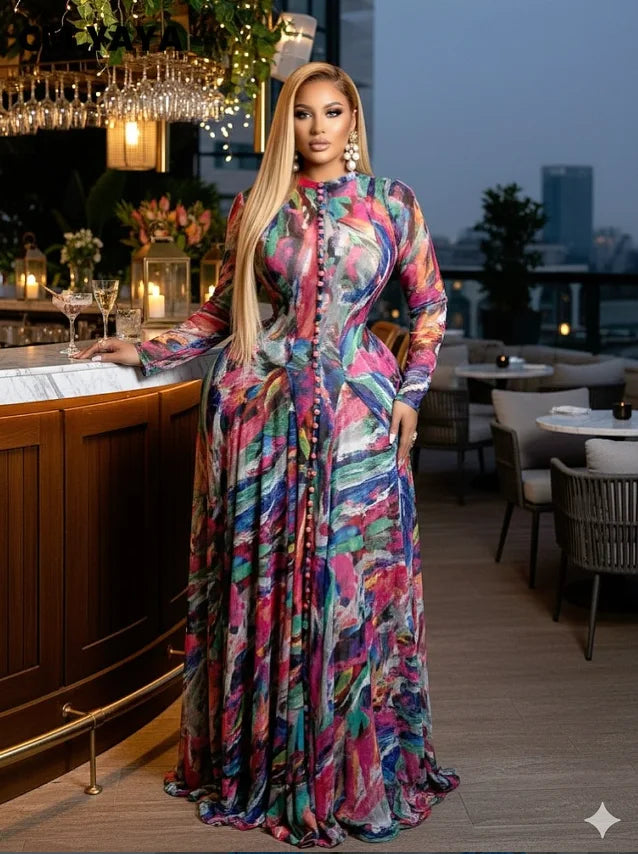 Tie Dye Maxi Dress