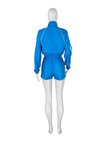 Jacket Shorts Two Piece Set