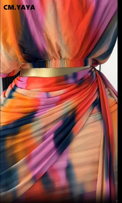 Tie Dye Skirt Set