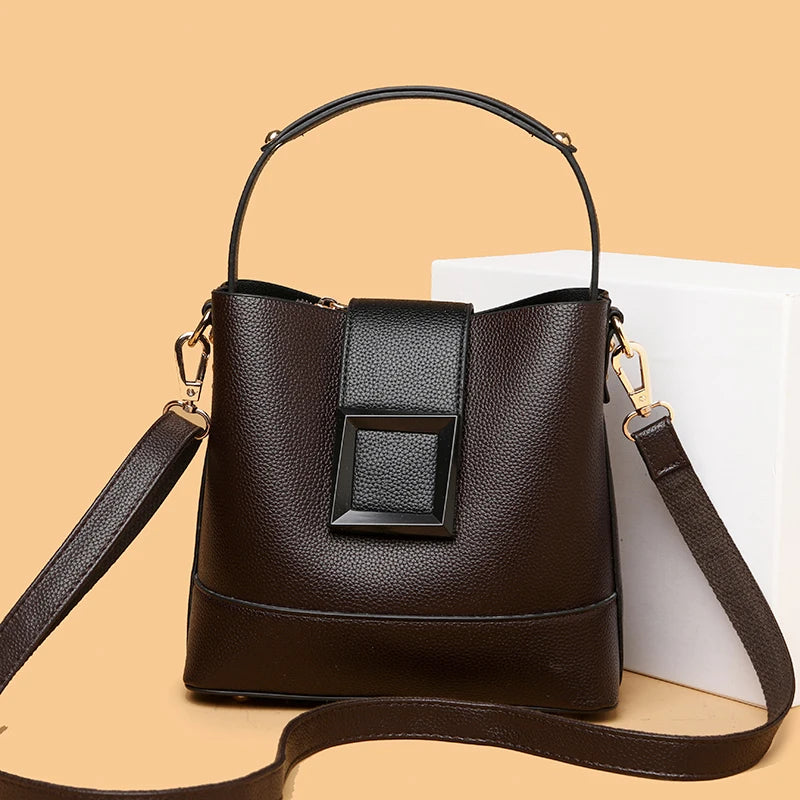 Retro Bucket Handbag Set