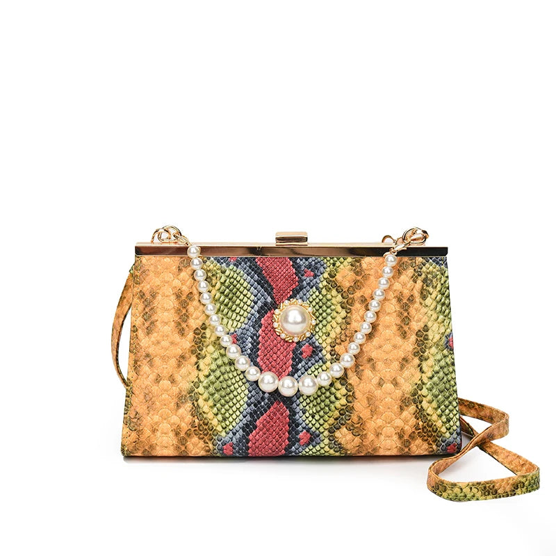 Floral Frame Chain Handbag