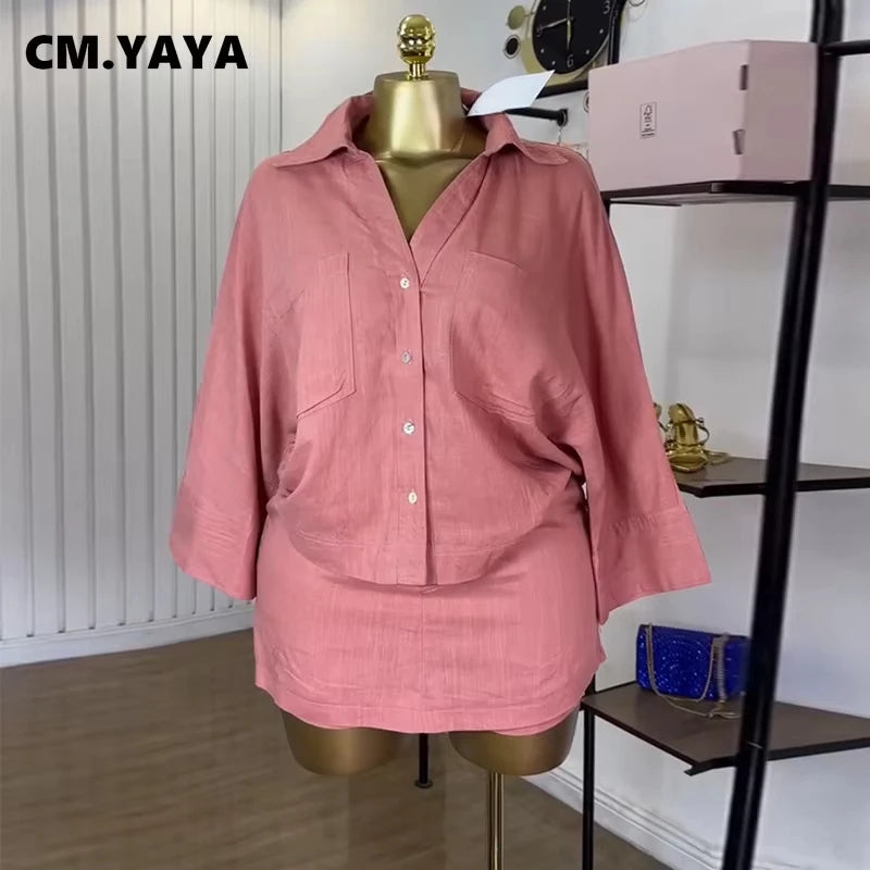 Shirt Shorts Matching Set