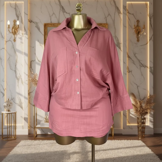 Shirt Shorts Matching Set