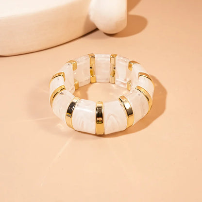 Thick Resin Statement Bracelet