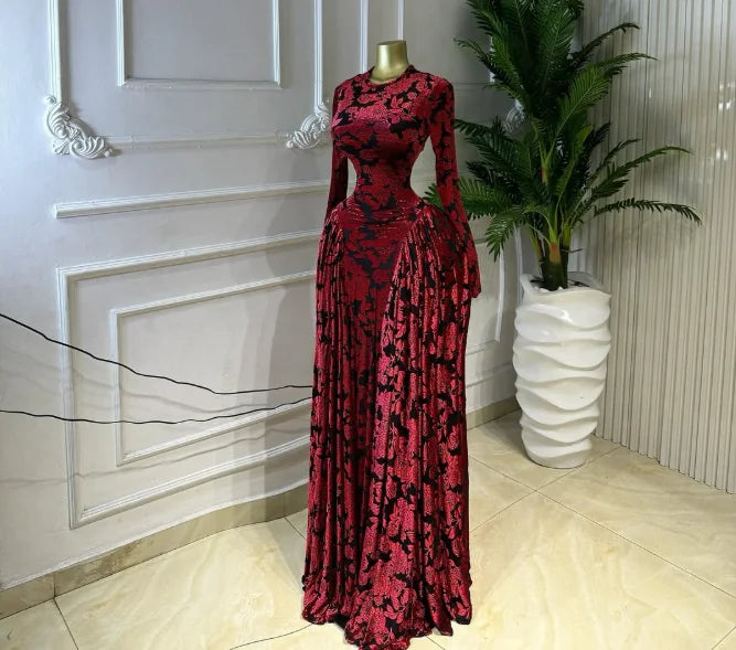 Pleated A Line Maxi Dress
