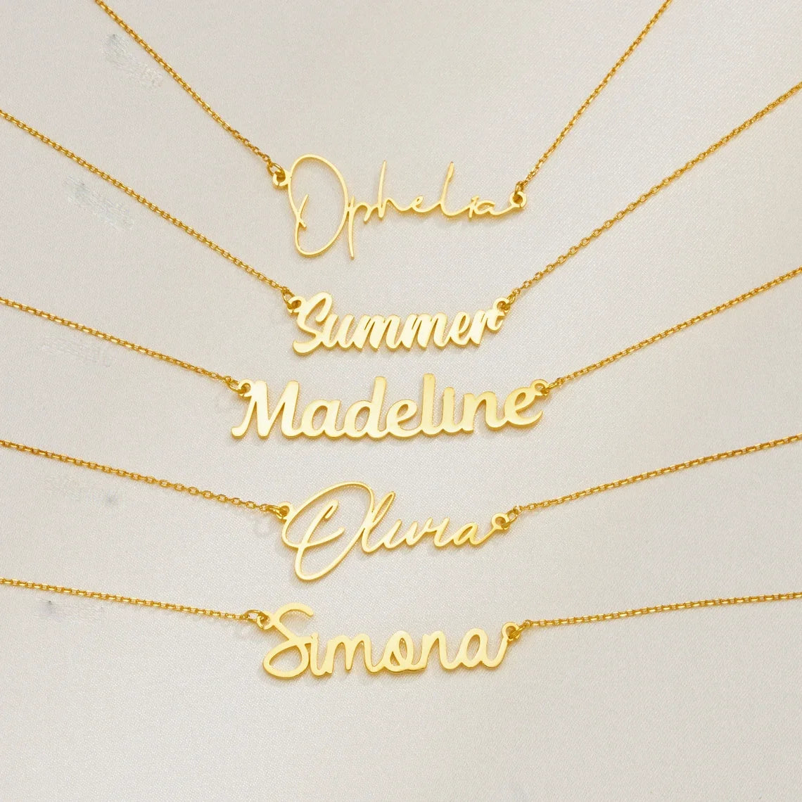 Stainless Steel Personalised Name Necklace for Women