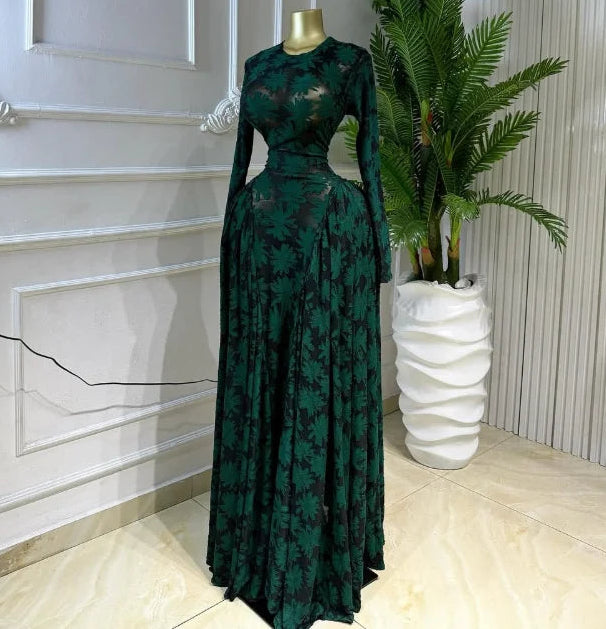 Pleated A Line Maxi Dress
