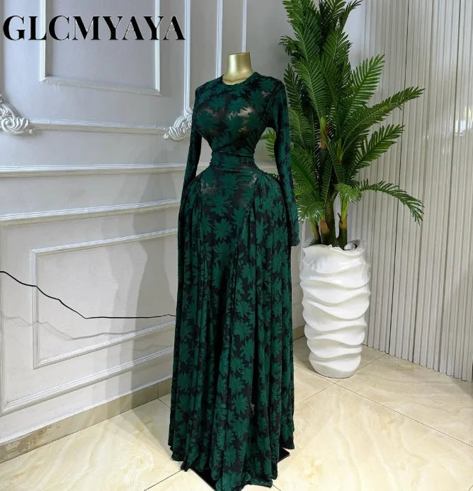 Pleated A Line Maxi Dress