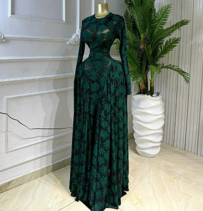 Pleated A Line Maxi Dress
