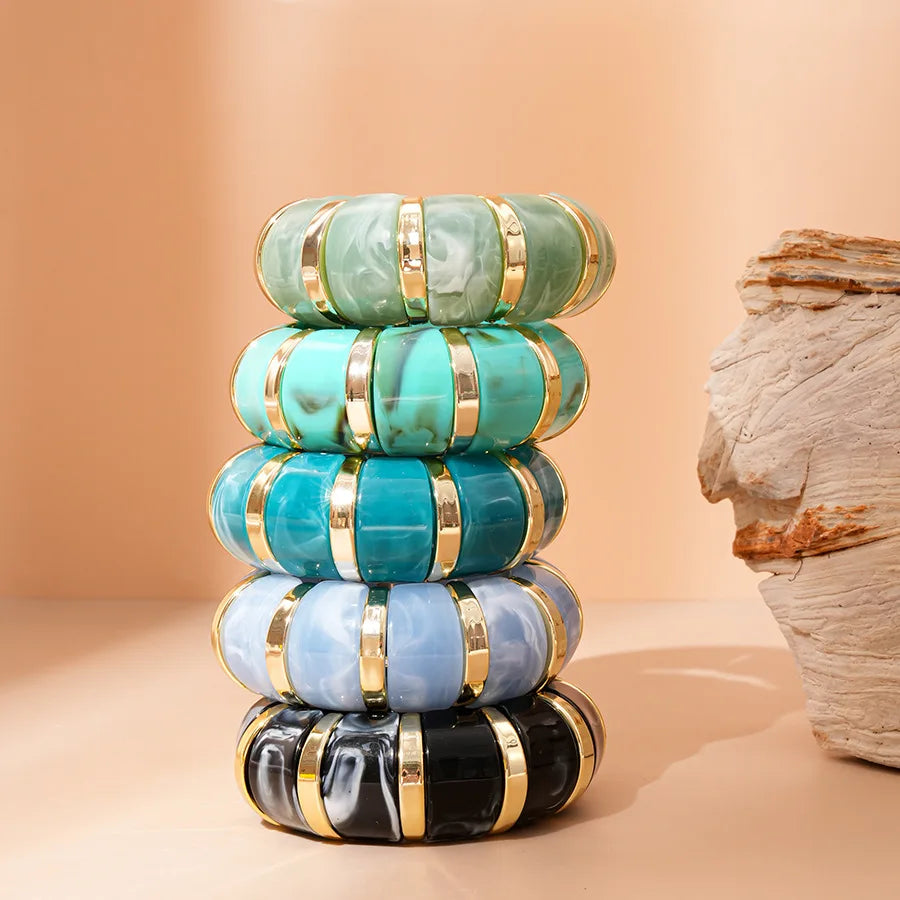 Thick Resin Statement Bracelet