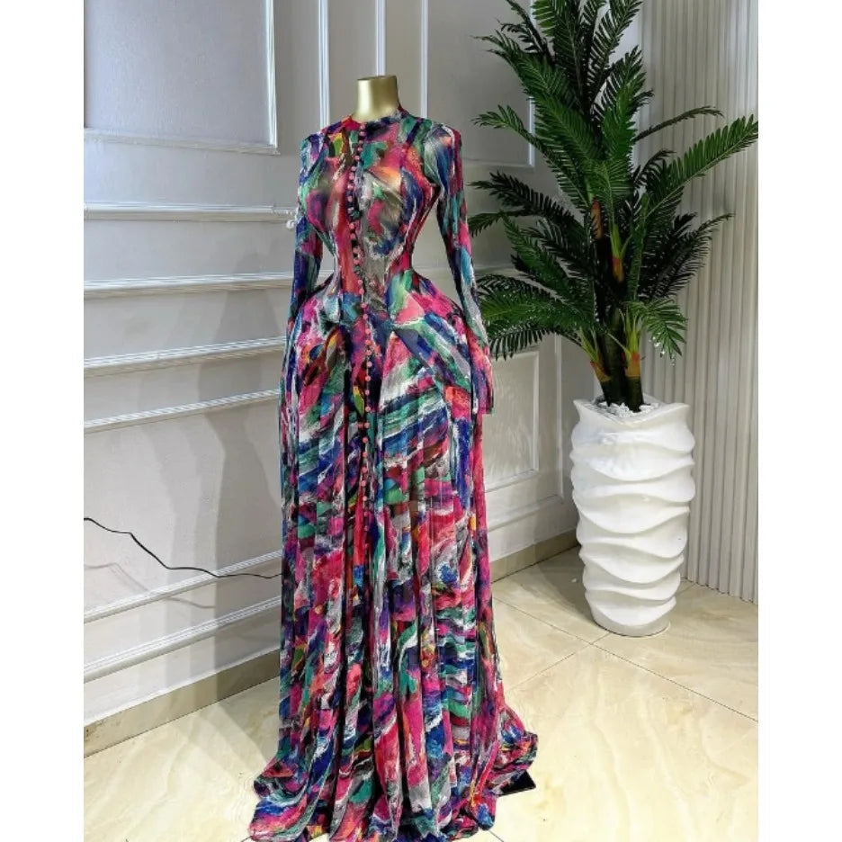 Tie Dye Maxi Dress
