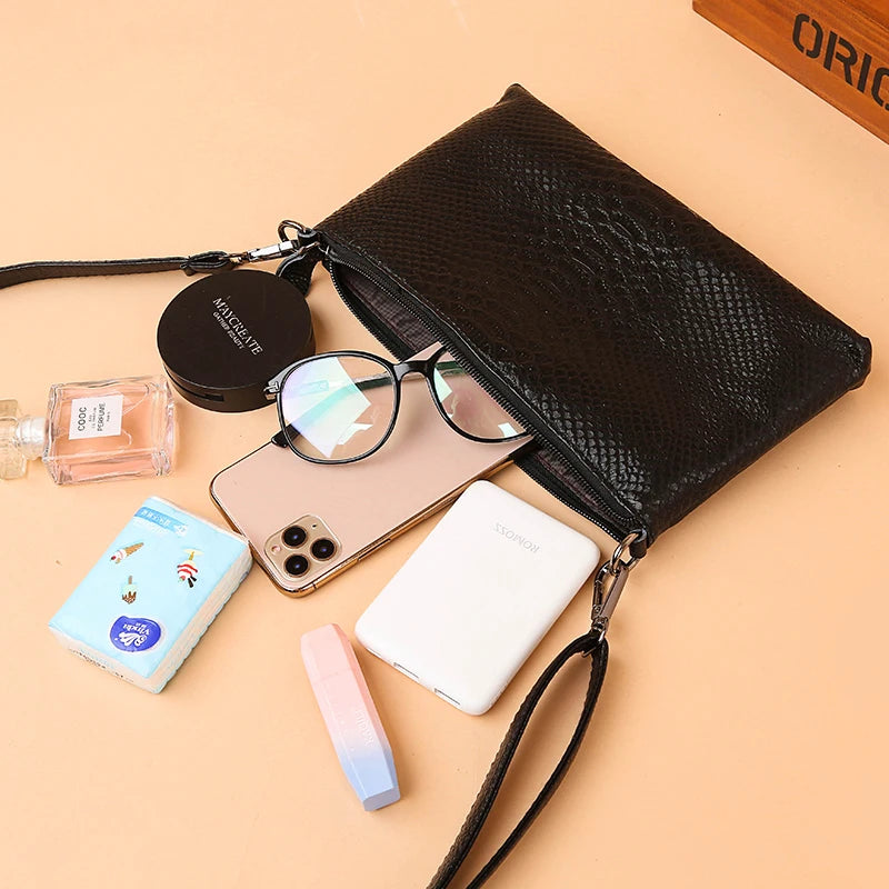 Simple Cowhide Travel Tote