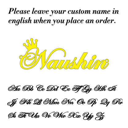 Stainless Steel Personalised Name Necklace for Women