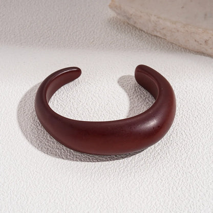 Coffee Acrylic Cuff Bracelet