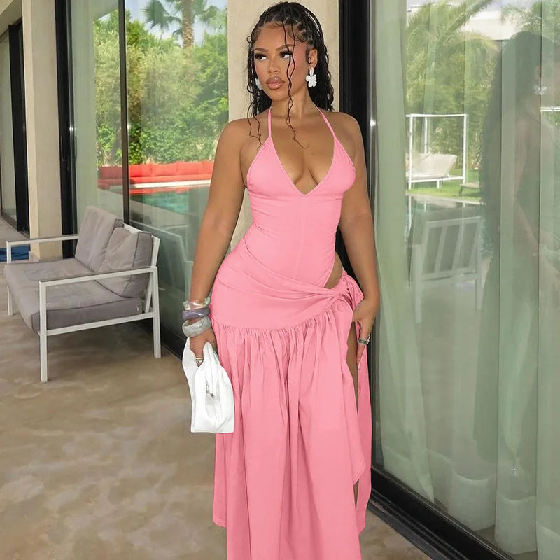 Bodysuit Long Skirt Set