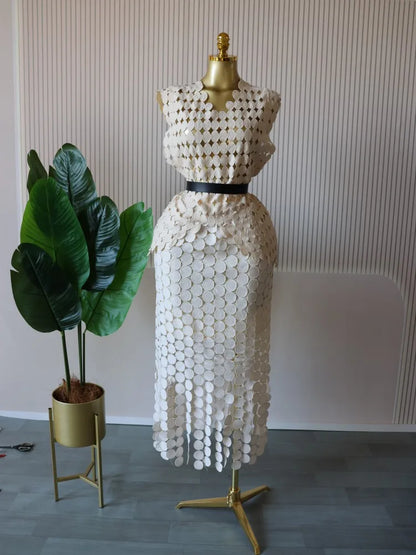 Crop Top Skirt Set