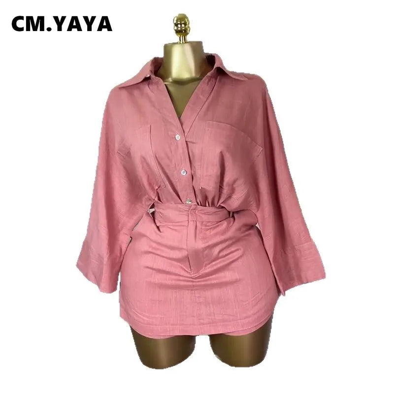 Shirt Shorts Matching Set