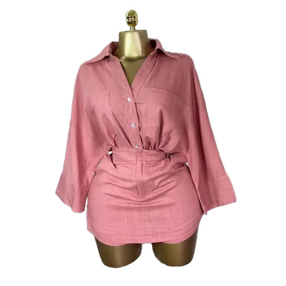 Shirt Shorts Matching Set