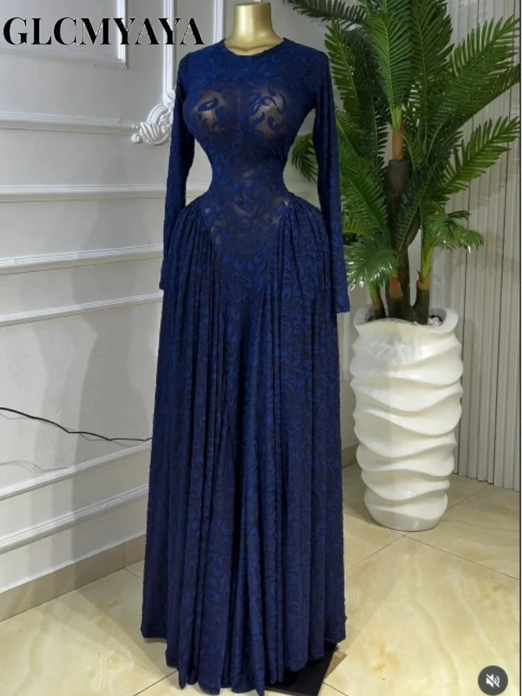 Pleated A Line Maxi Dress