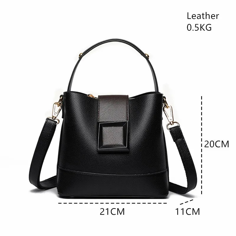 Retro Bucket Handbag Set