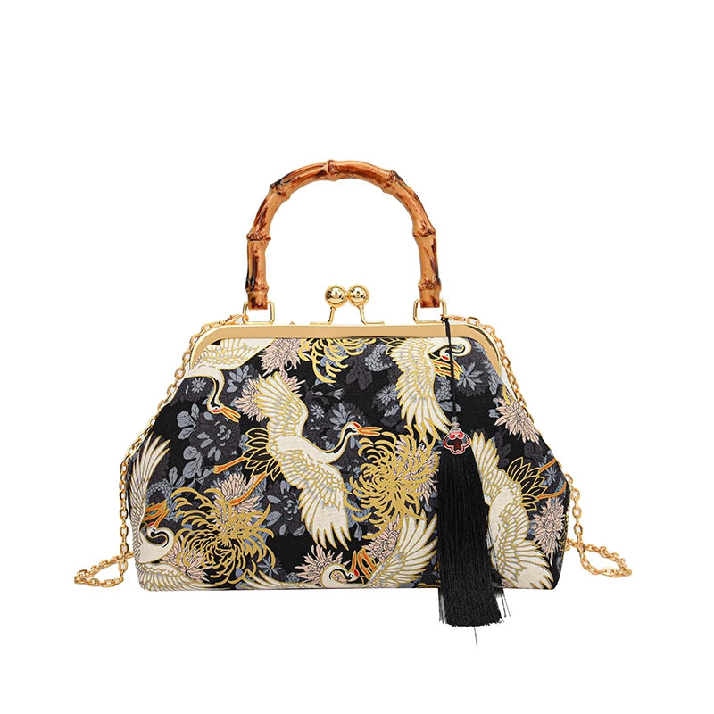 Luxury Embroidered Evening Clutch
